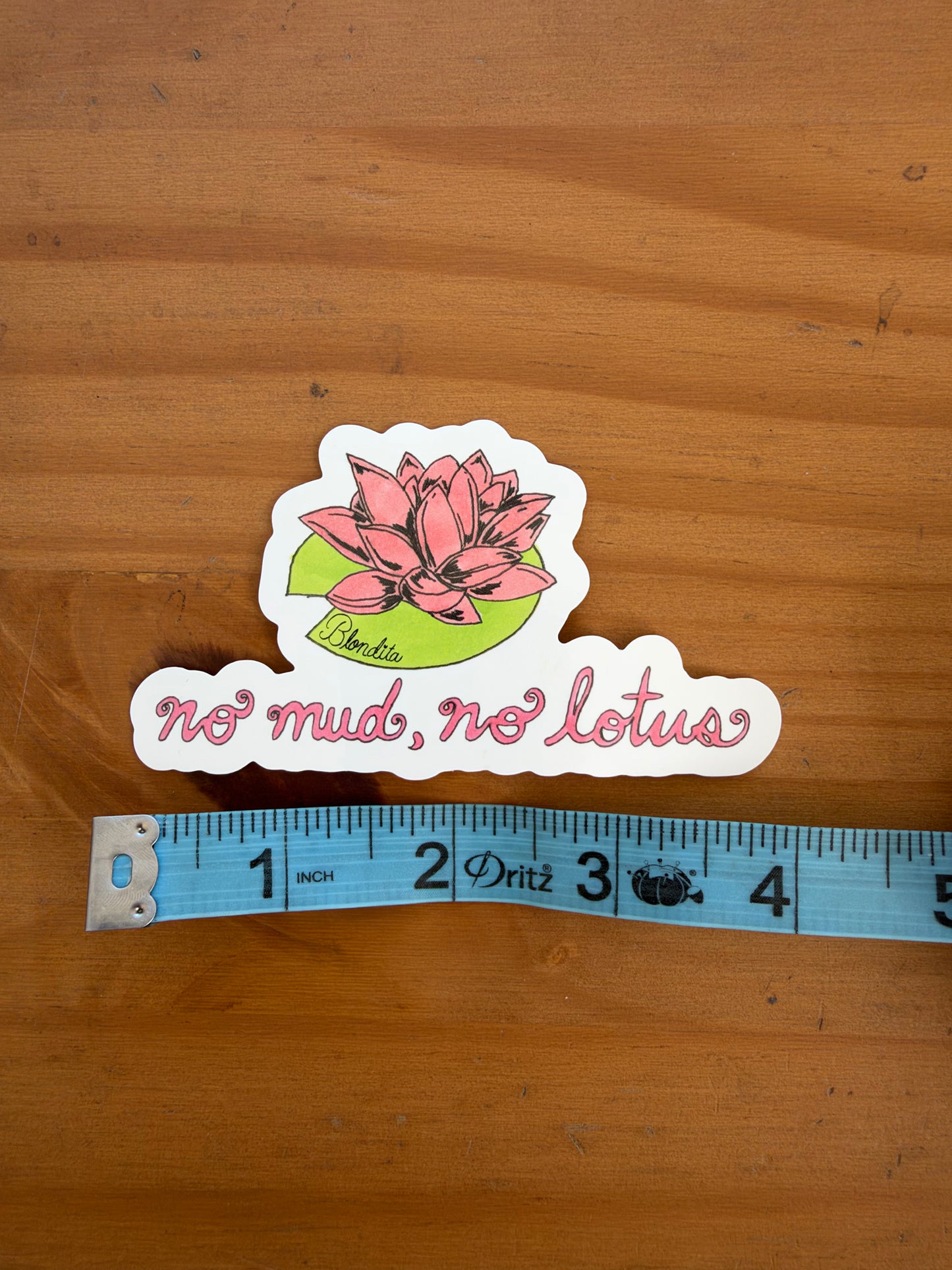 No Mud No Lotus Sticker