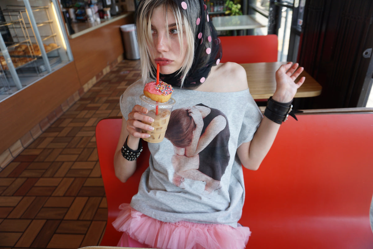 Mood Af Off Shoulder Tee
