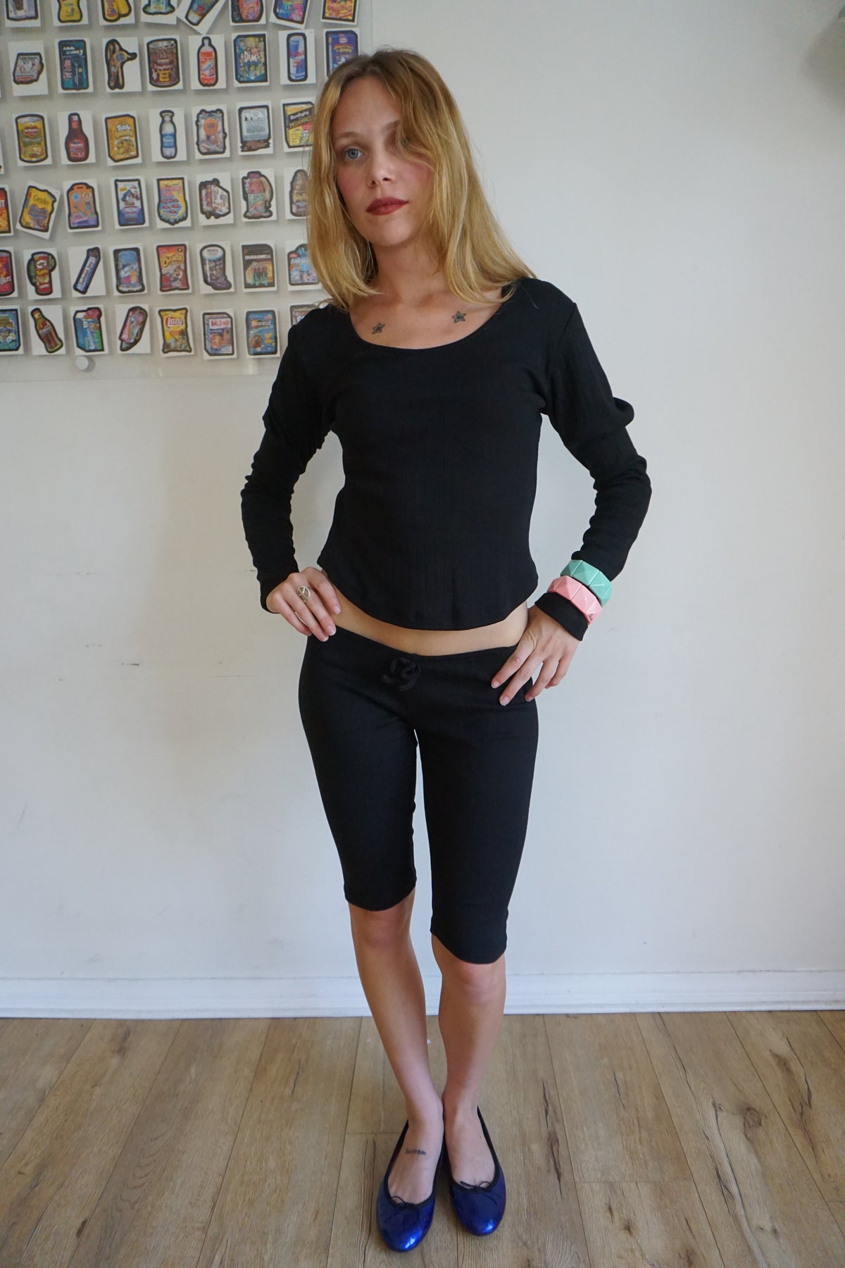 Micky Pointelle Capris