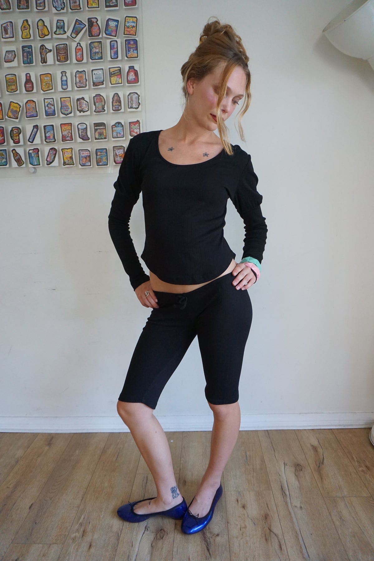 Micky Pointelle Capris