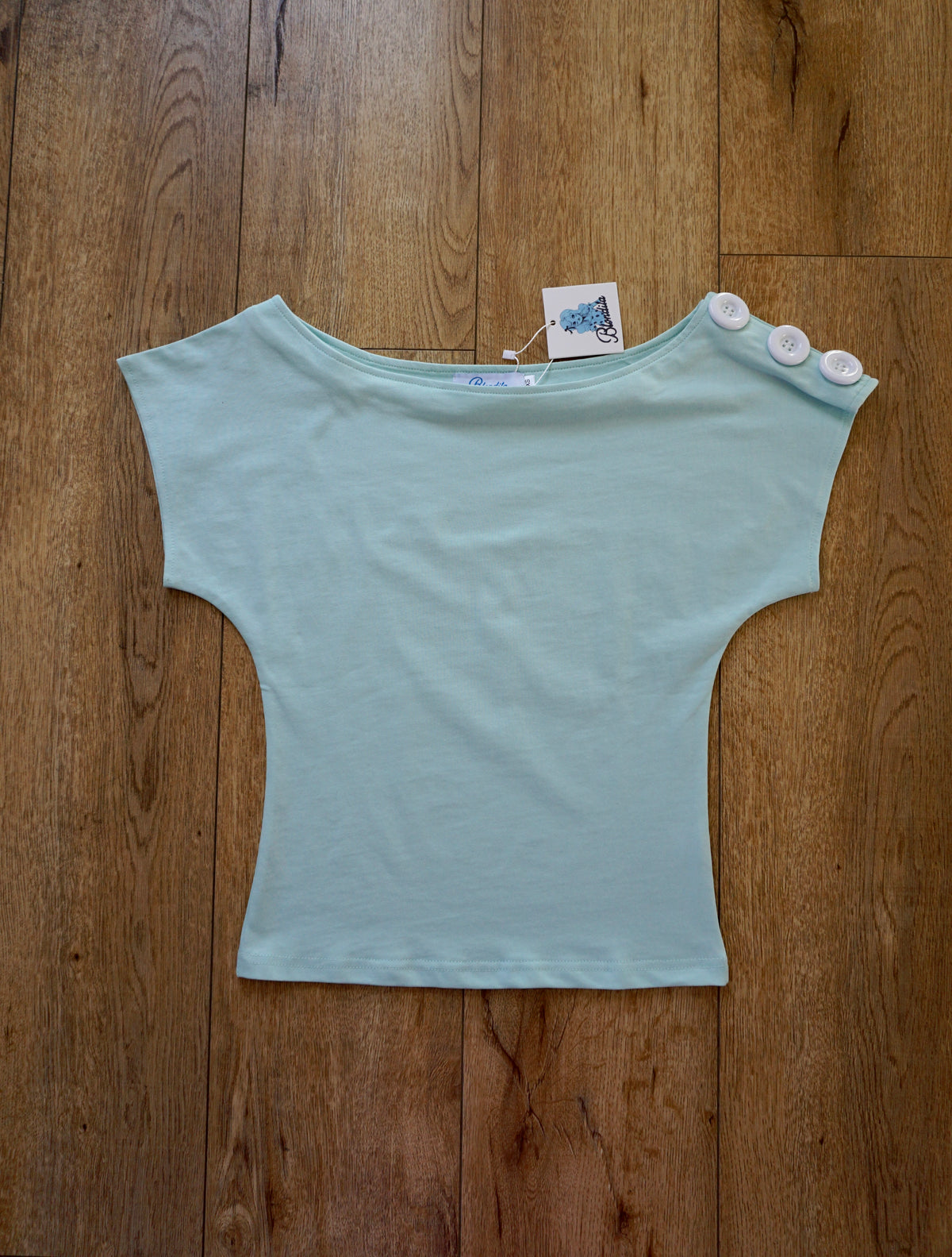 Coraline Top Aquamarine