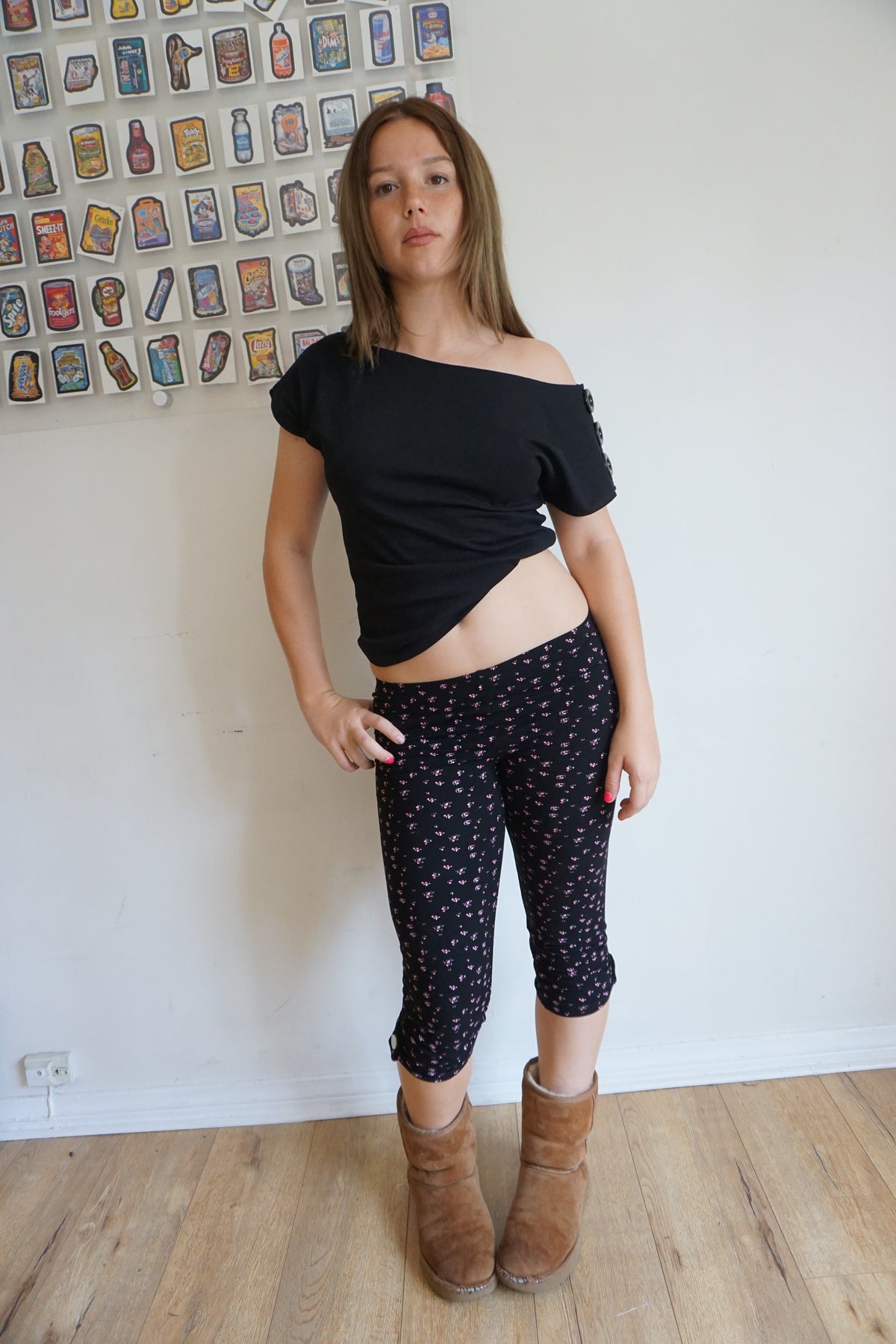Petal Floral Capris