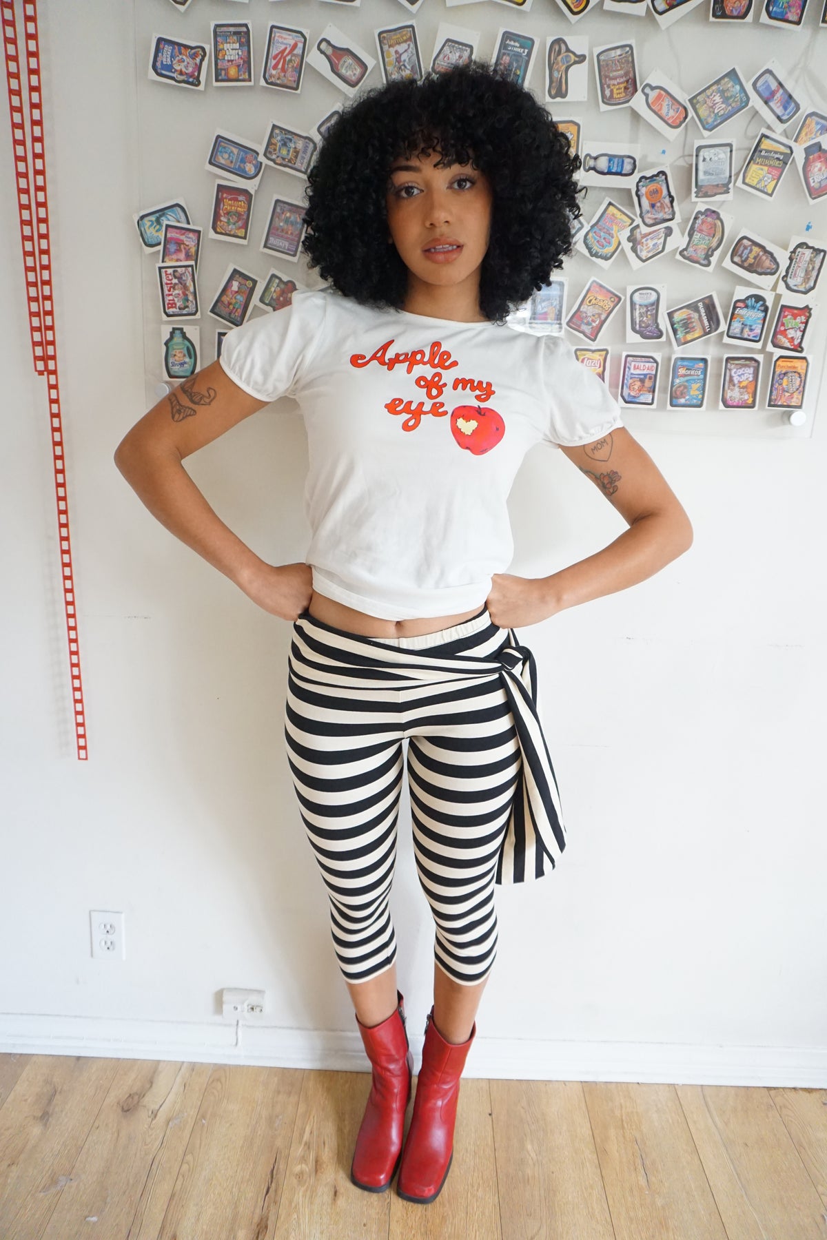 Suzy Stripe Capri