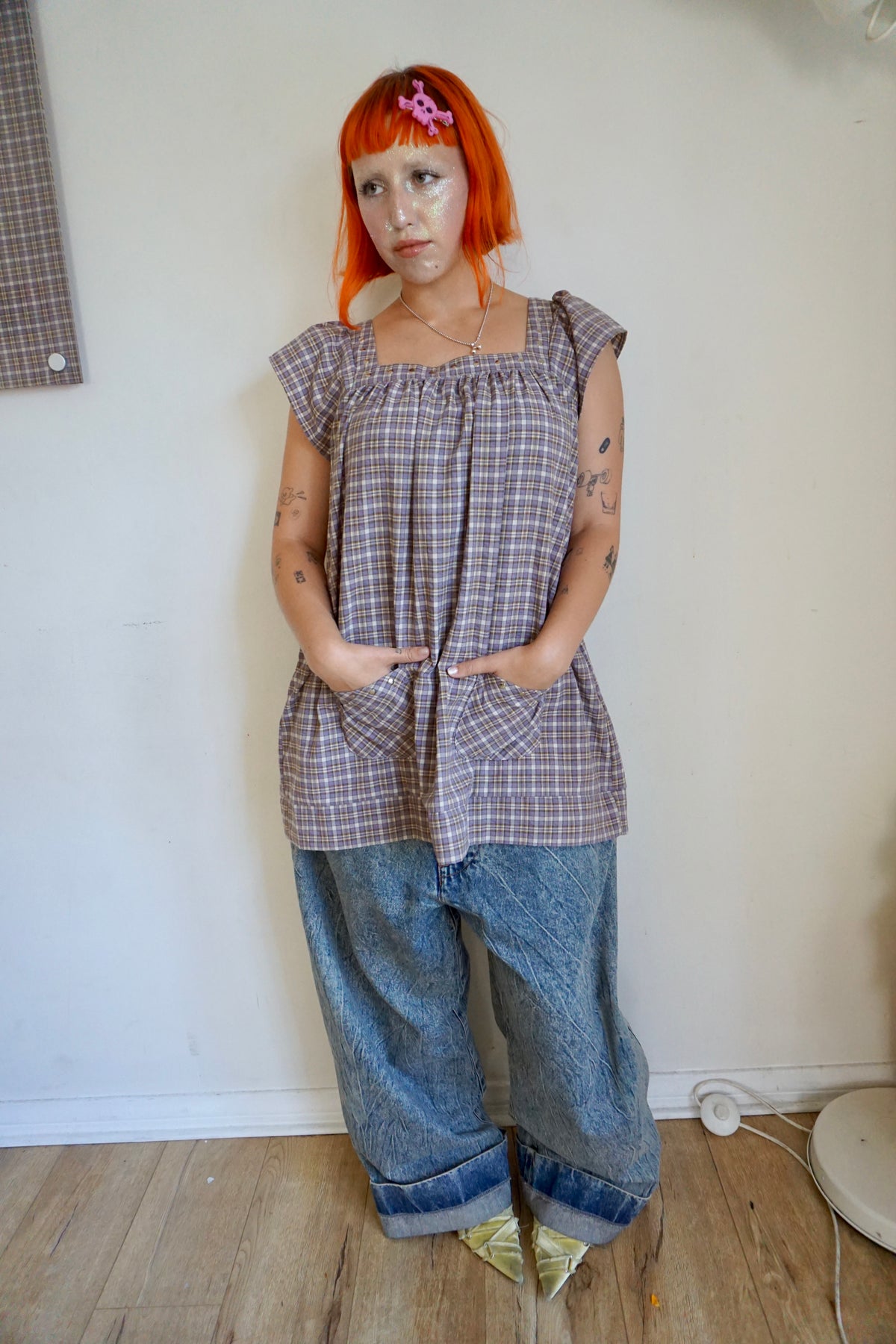 Winona Plaid Mini Dress