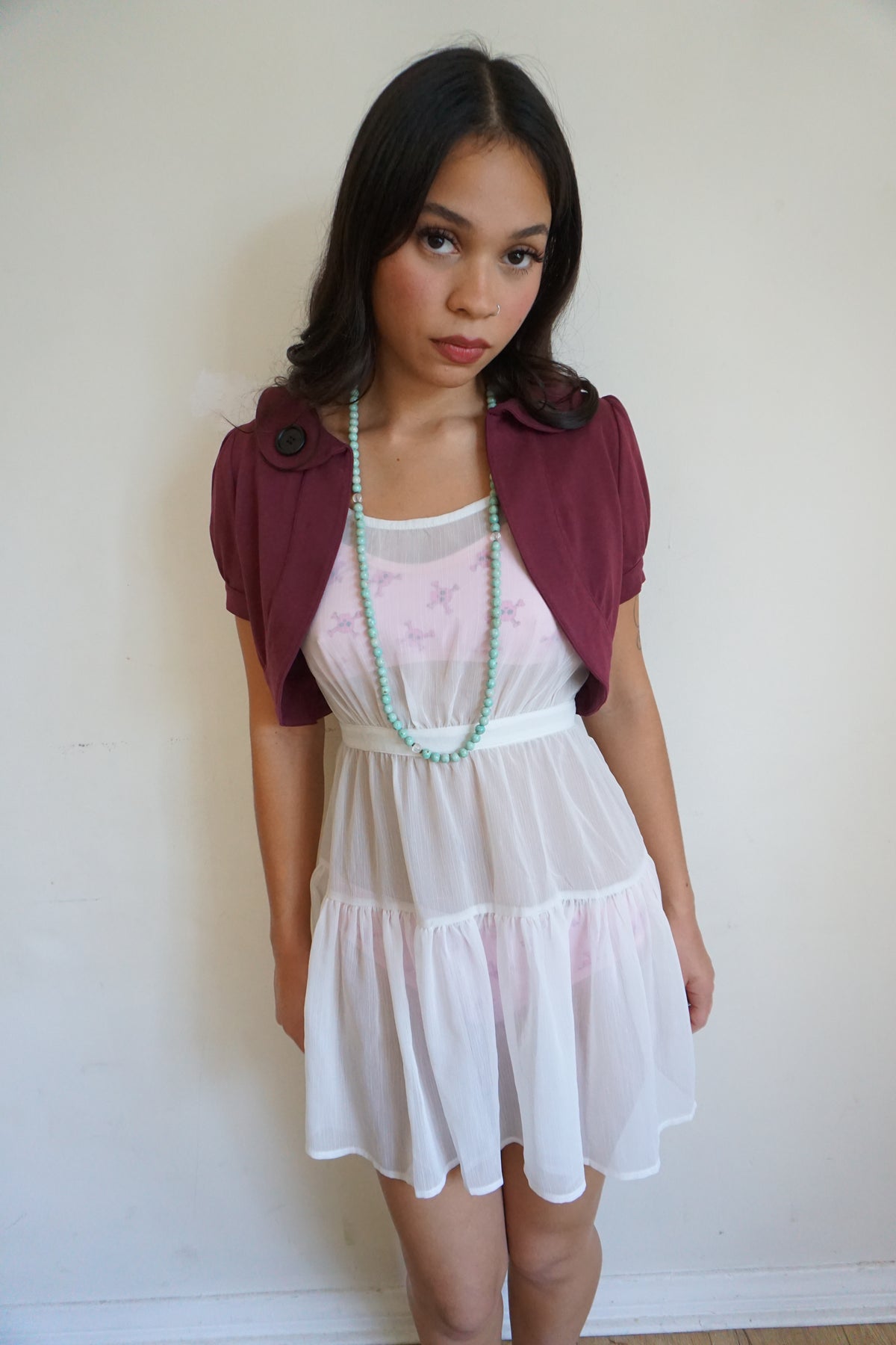 Vera Bolero Maroon