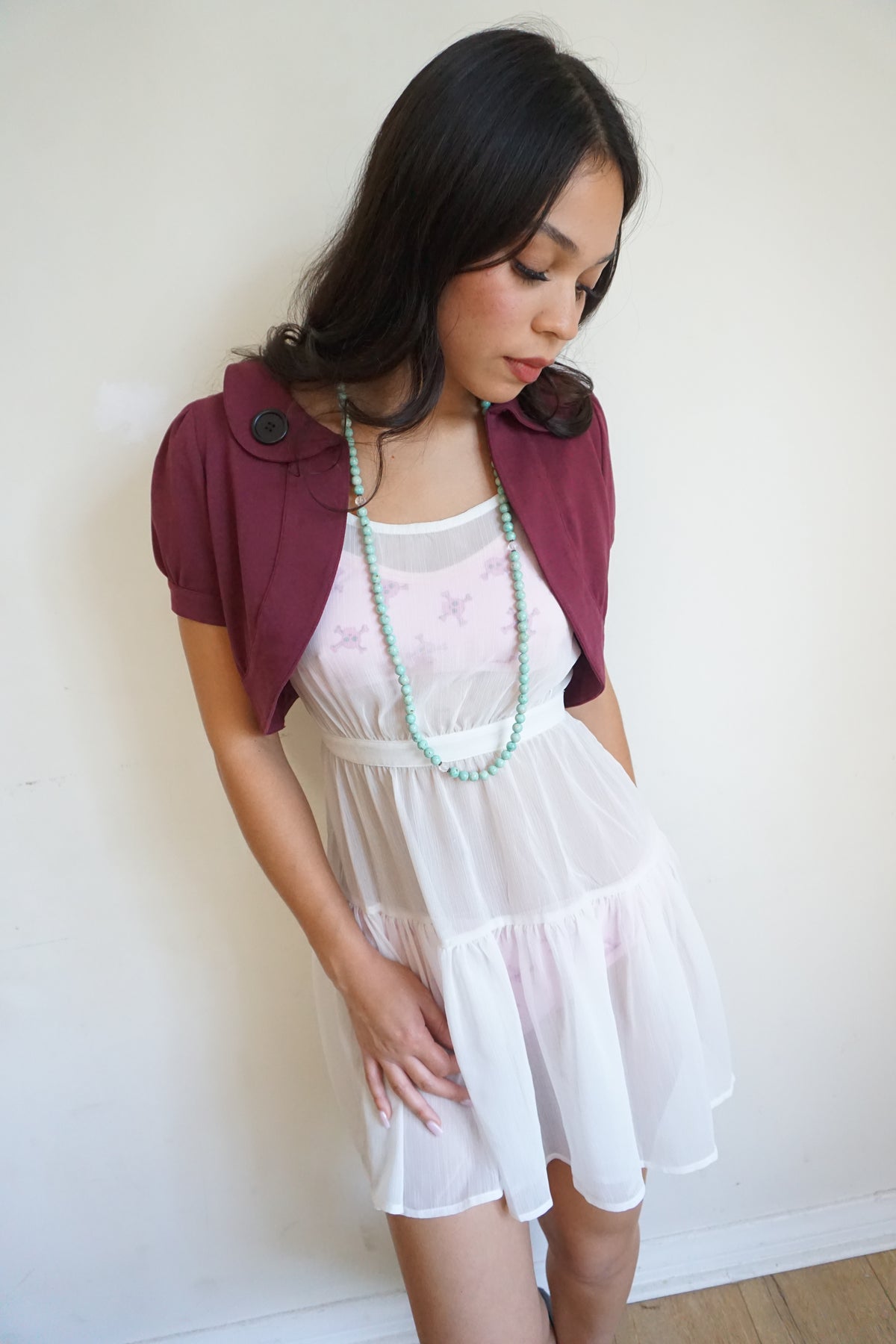 Vera Bolero Maroon