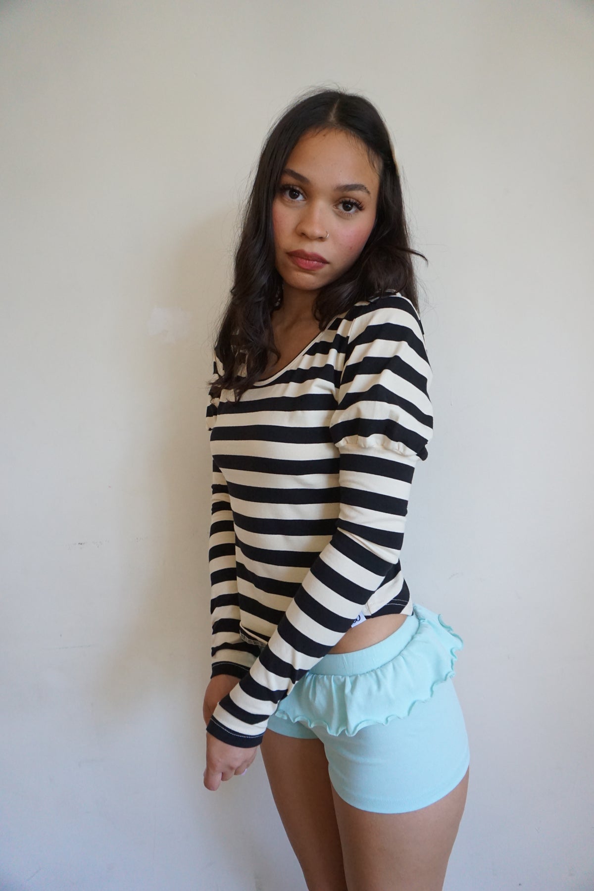 Aquamarine Ruffle Shorts