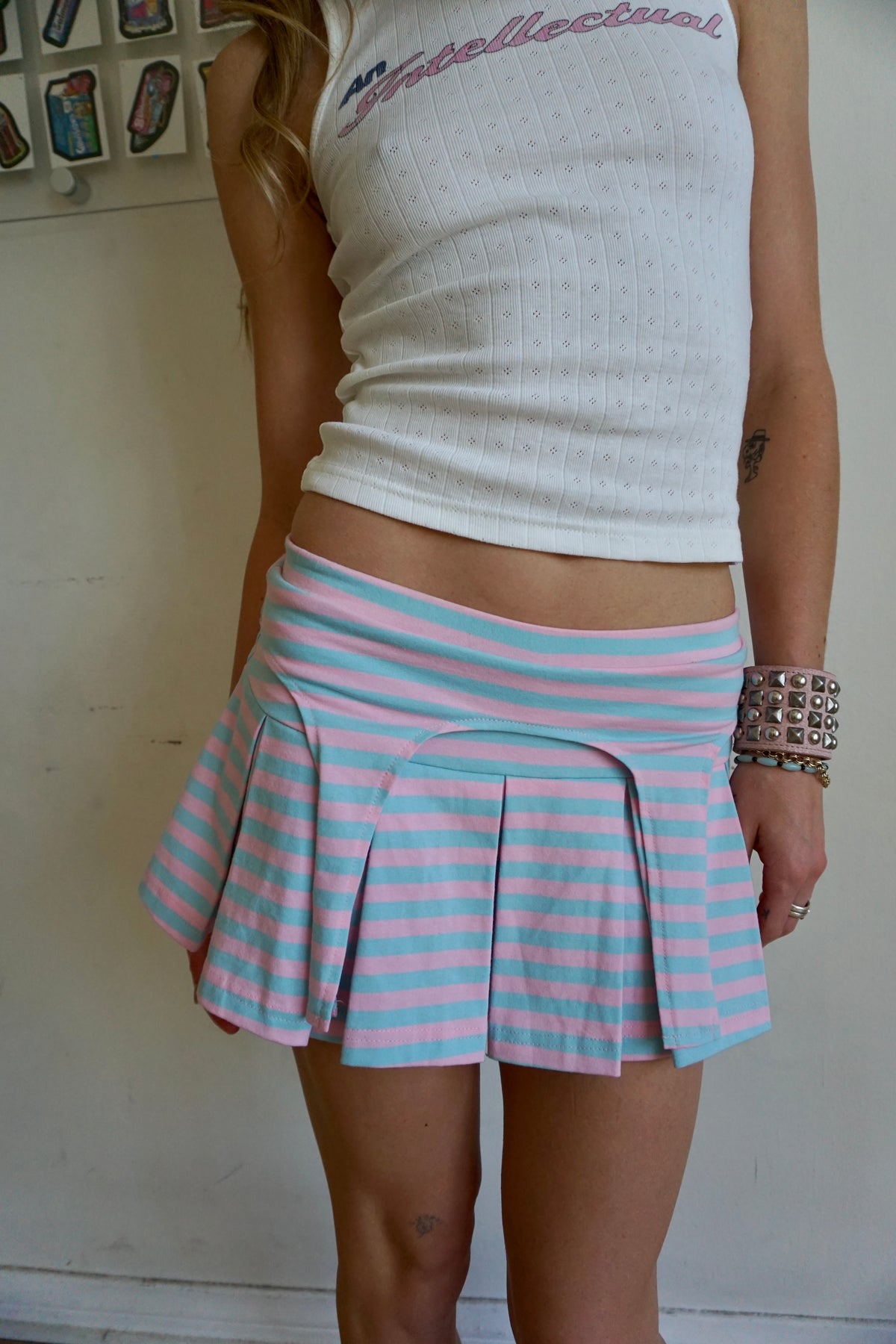 Cotton Candy Garter Skort