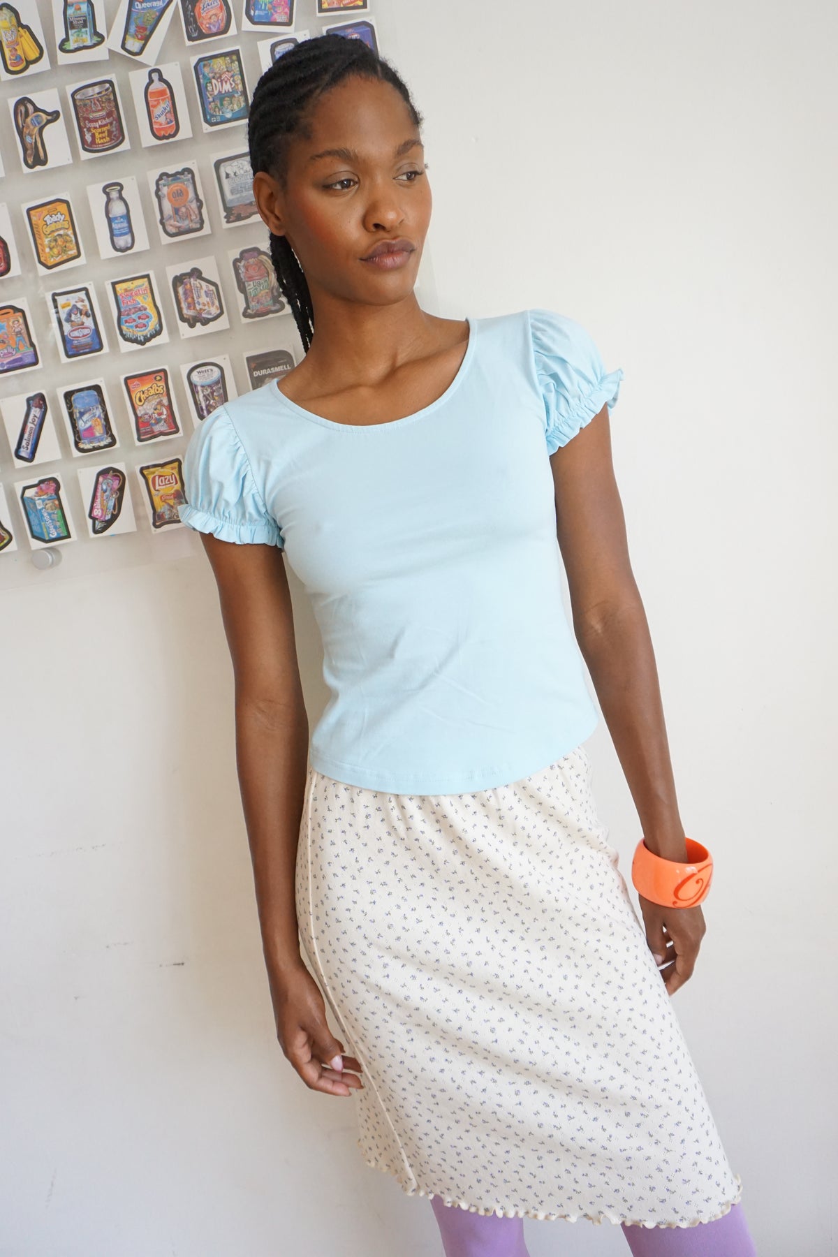 Forget Me Not Pointelle Skirt 1/1