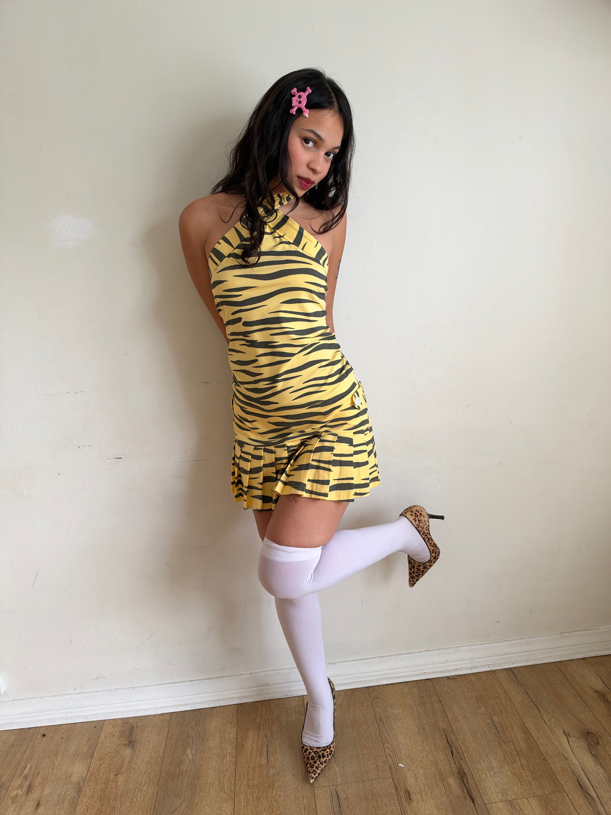 Tessa Tiger Print Halter Top