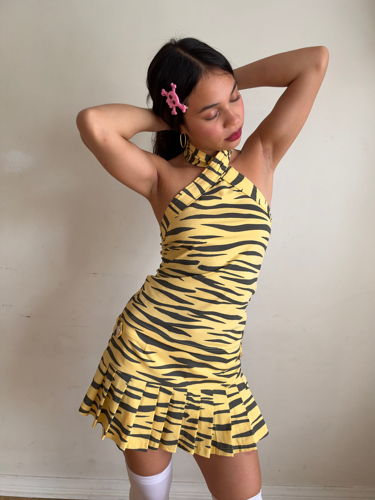 Tessa Tiger Print Halter Top