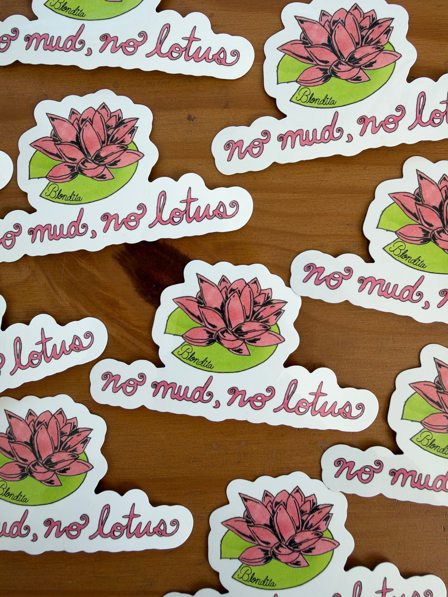No Mud No Lotus Sticker