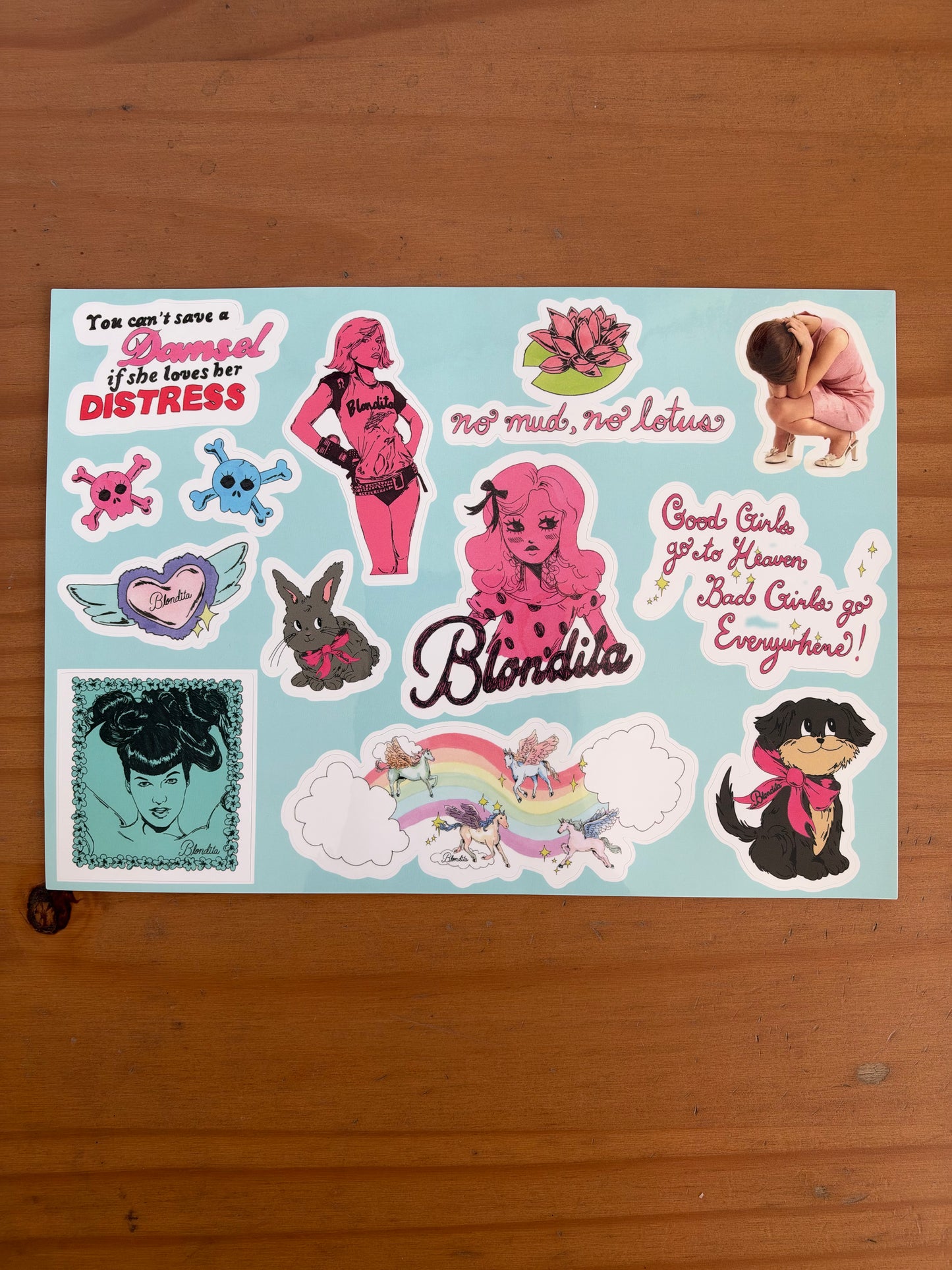 Blondita Sticker Sheet Vol. 2