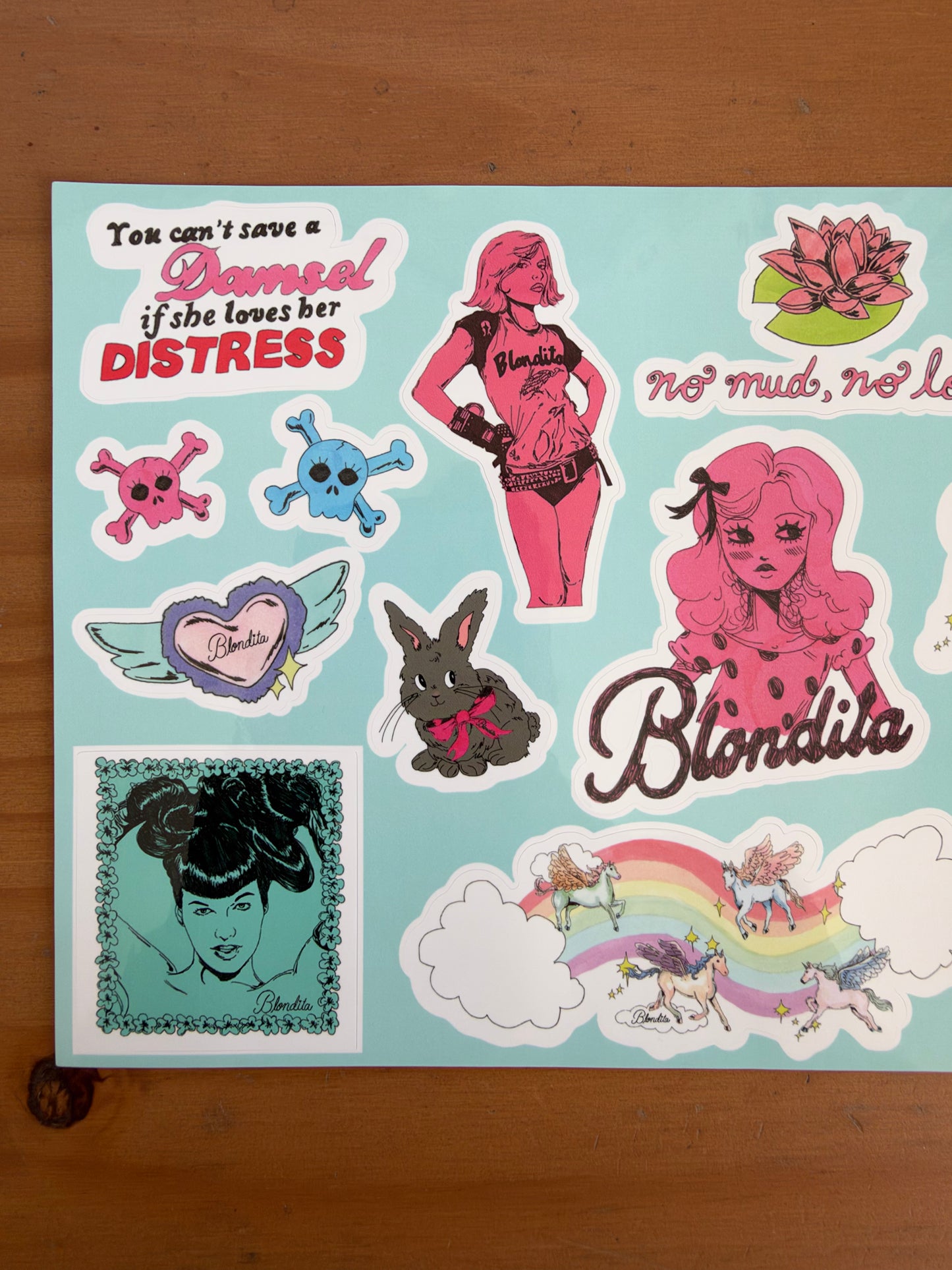 Blondita Sticker Sheet Vol. 2