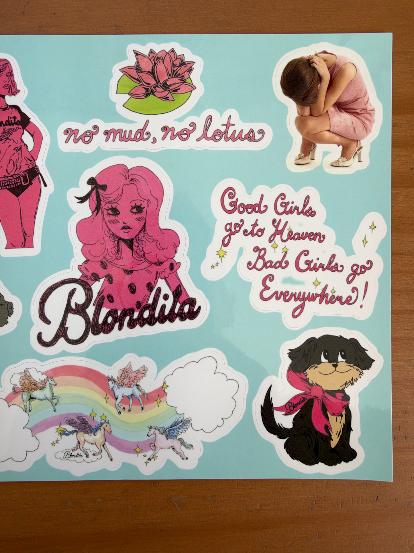 Blondita Sticker Sheet Vol. 2