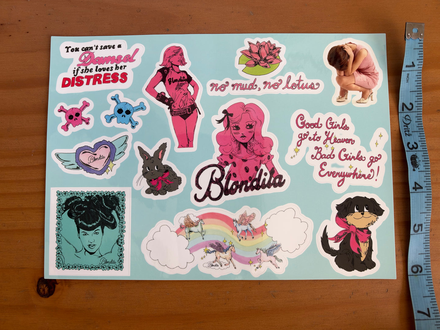Blondita Sticker Sheet Vol. 2