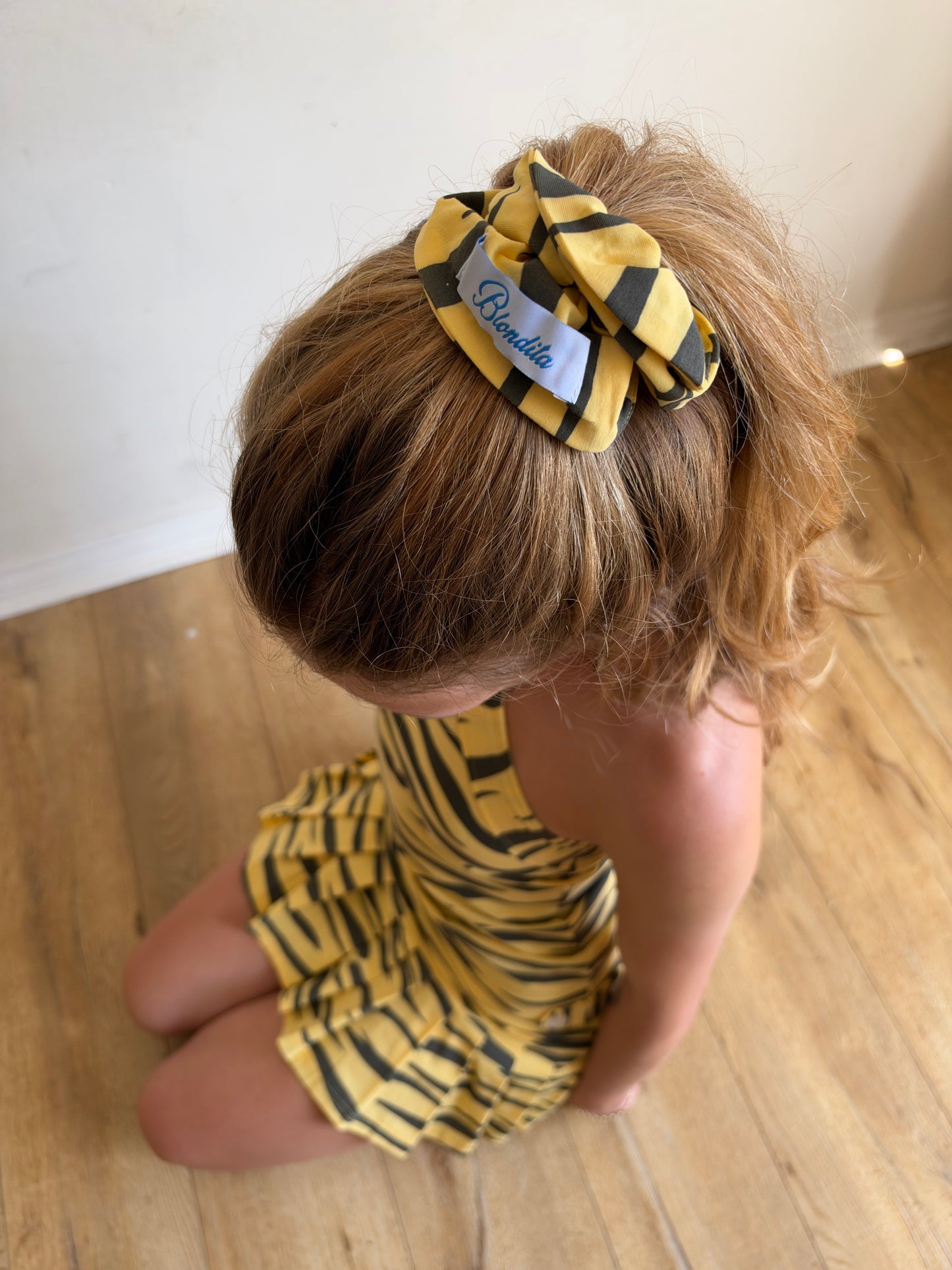 Tessa Tiger Stripe Scrunchie
