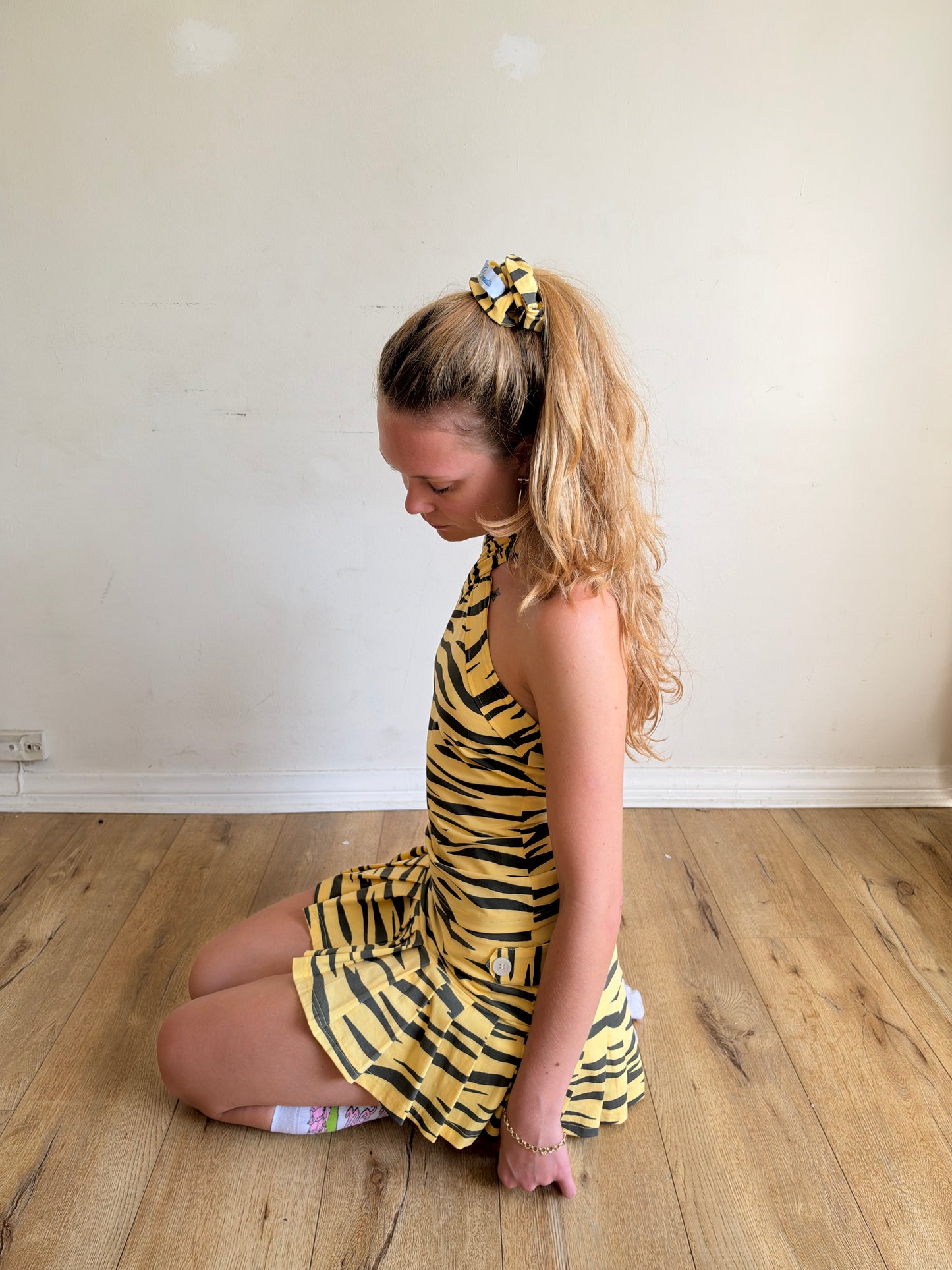 Tessa Tiger Stripe Scrunchie