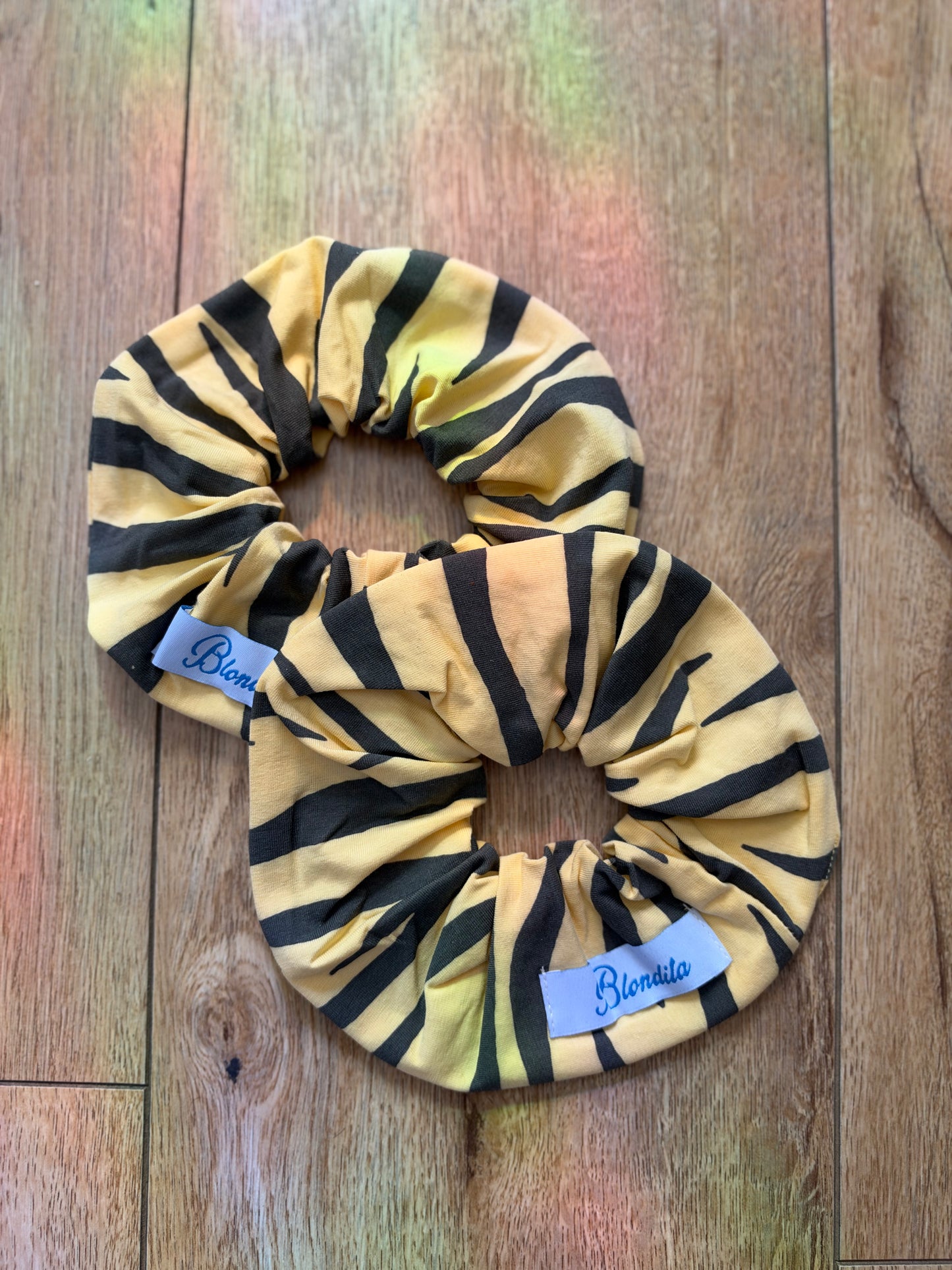 Tessa Tiger Stripe Scrunchie