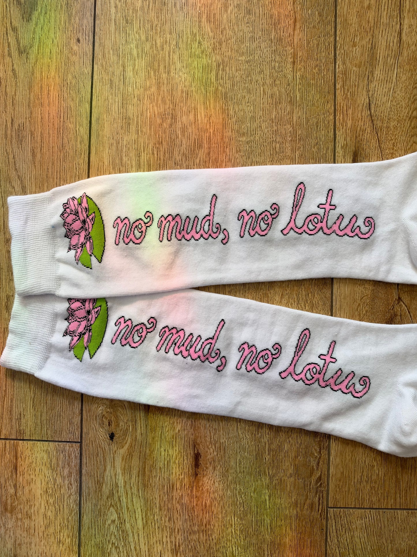 No Mud No Lotus Knee Socks