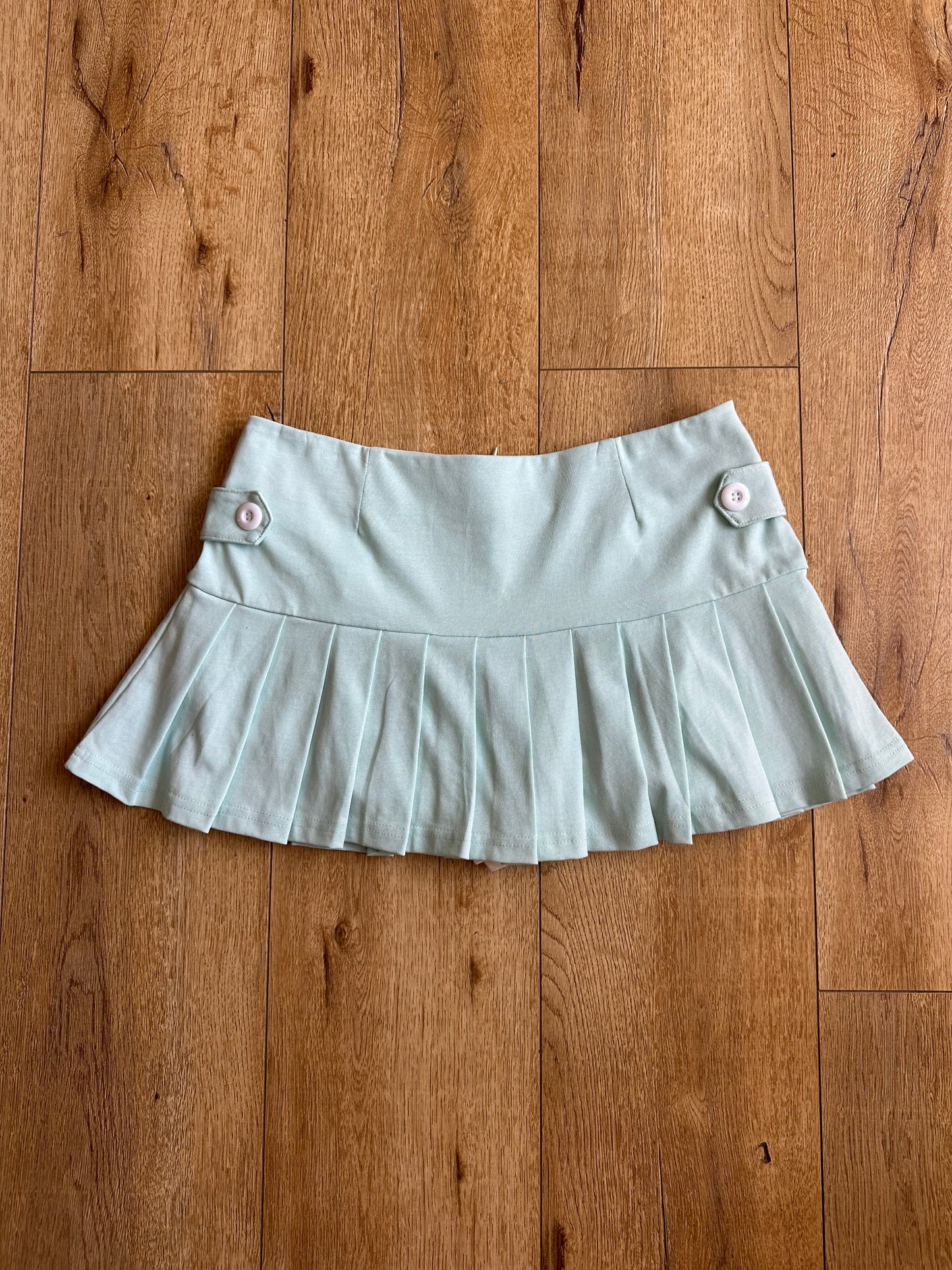 Coraline Pleated Skort Aquamarine