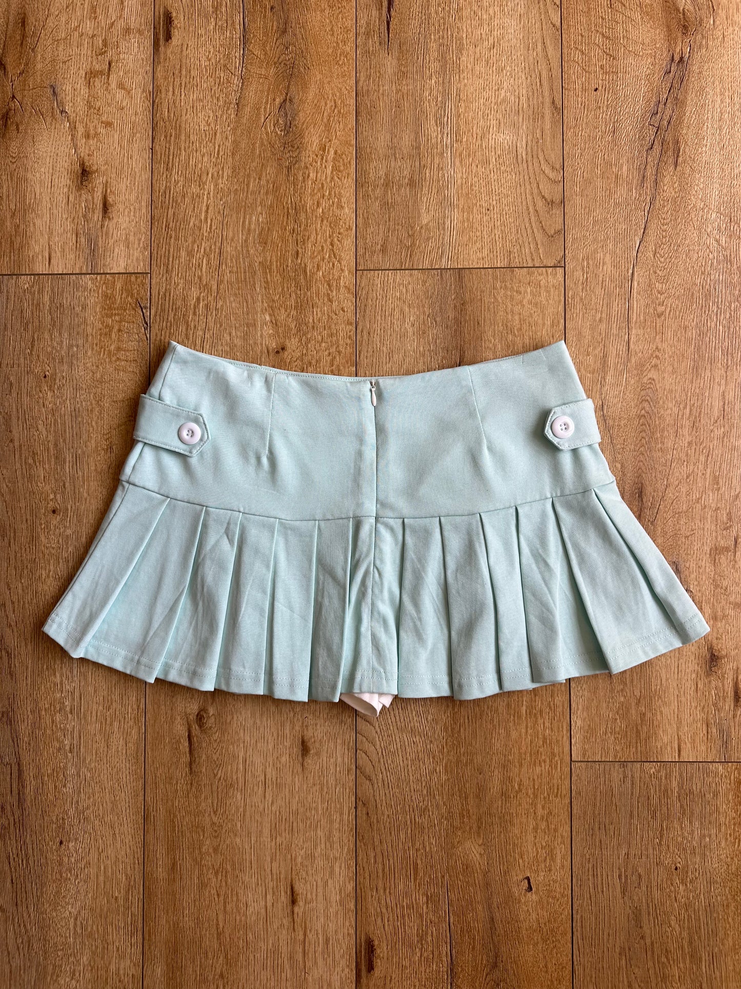 Coraline Pleated Skort Aquamarine