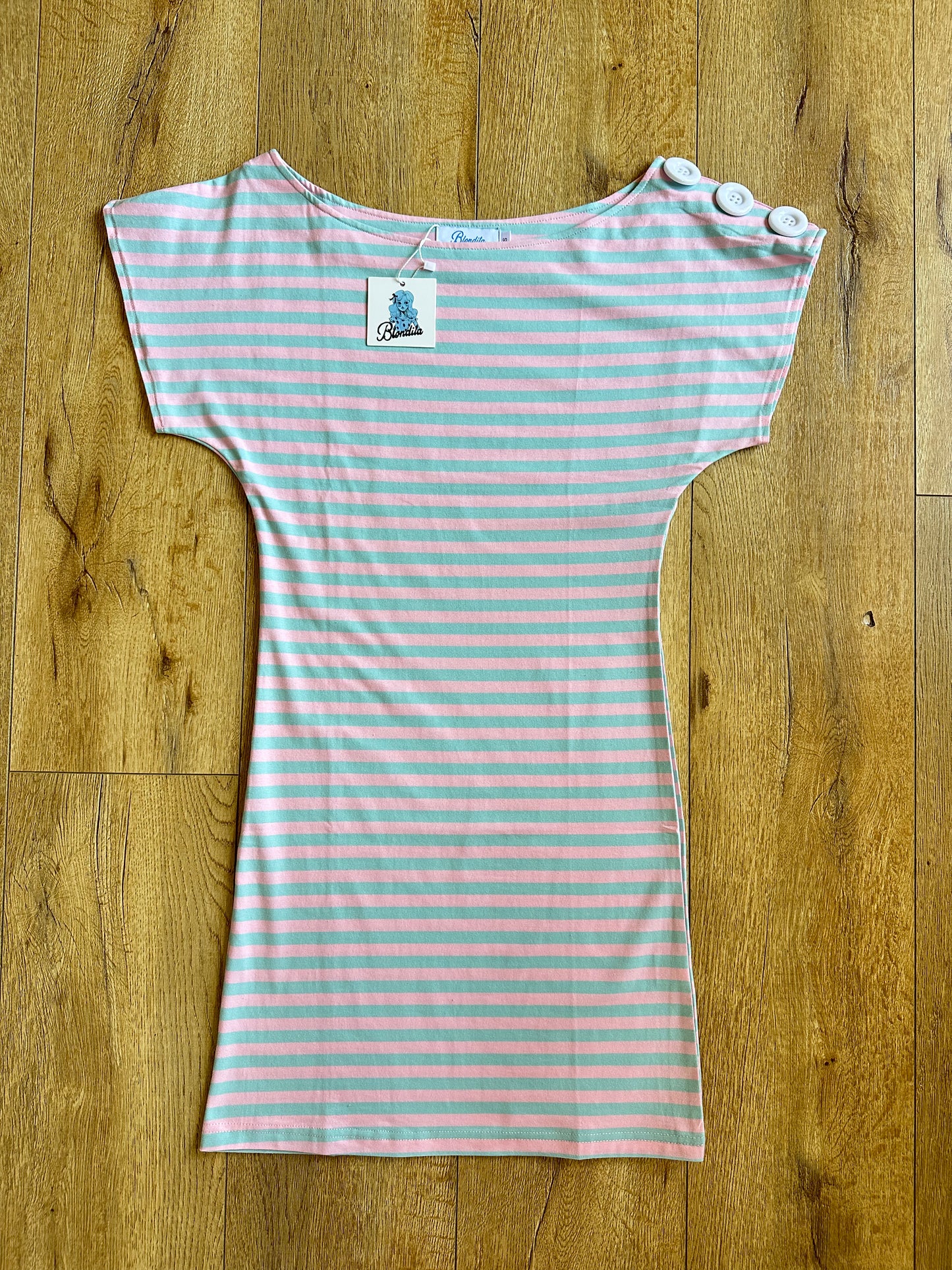 Coraline Off Shoulder Dress Cotton Candy