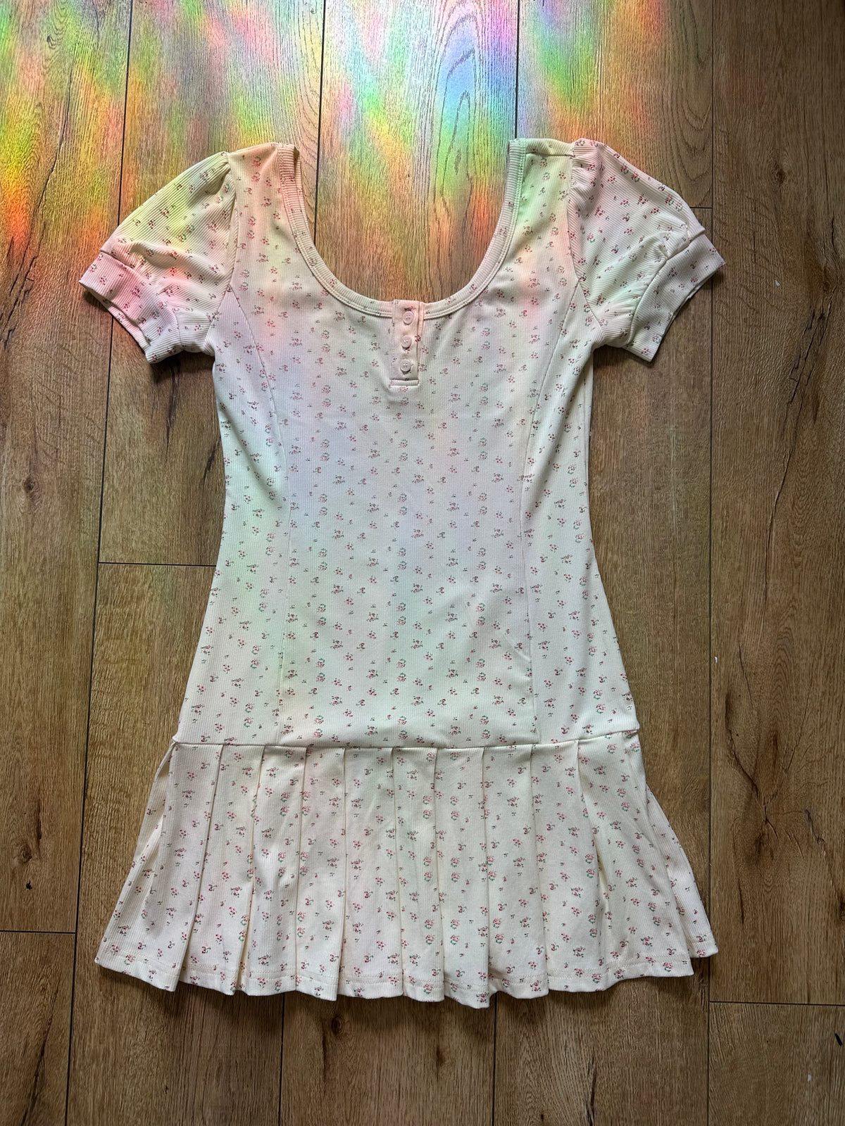 Brigette Floral Dress White