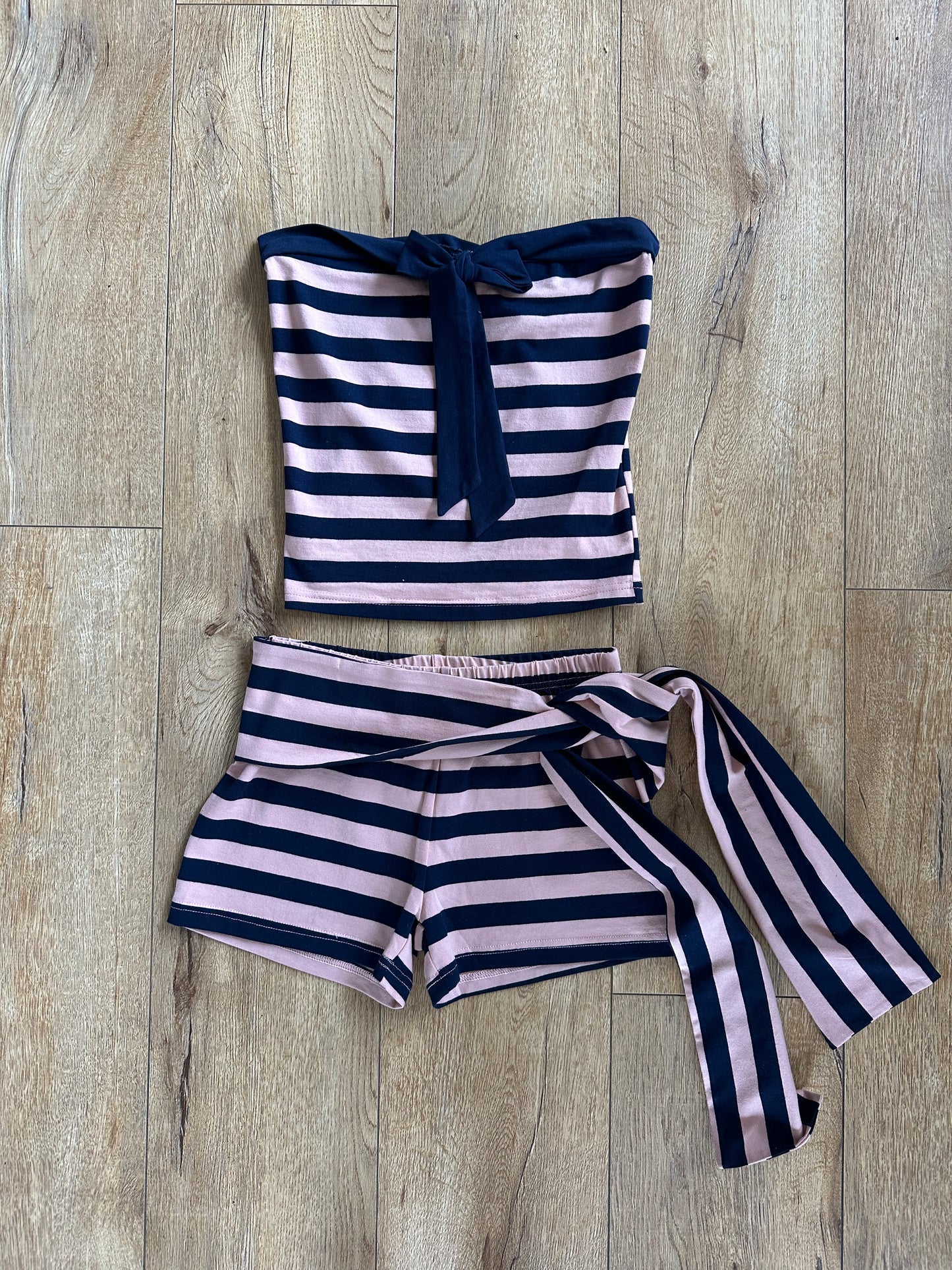 The Mia Set | Tube Top & Shorts Set