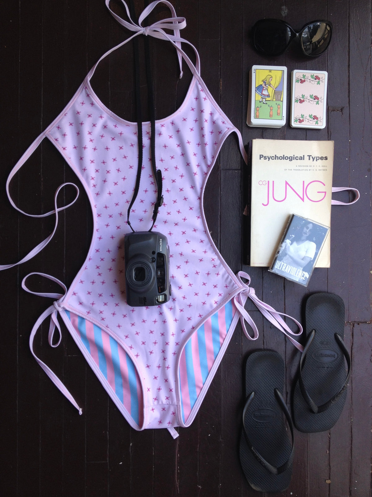 Cotton Candy One Piece Swimsuit