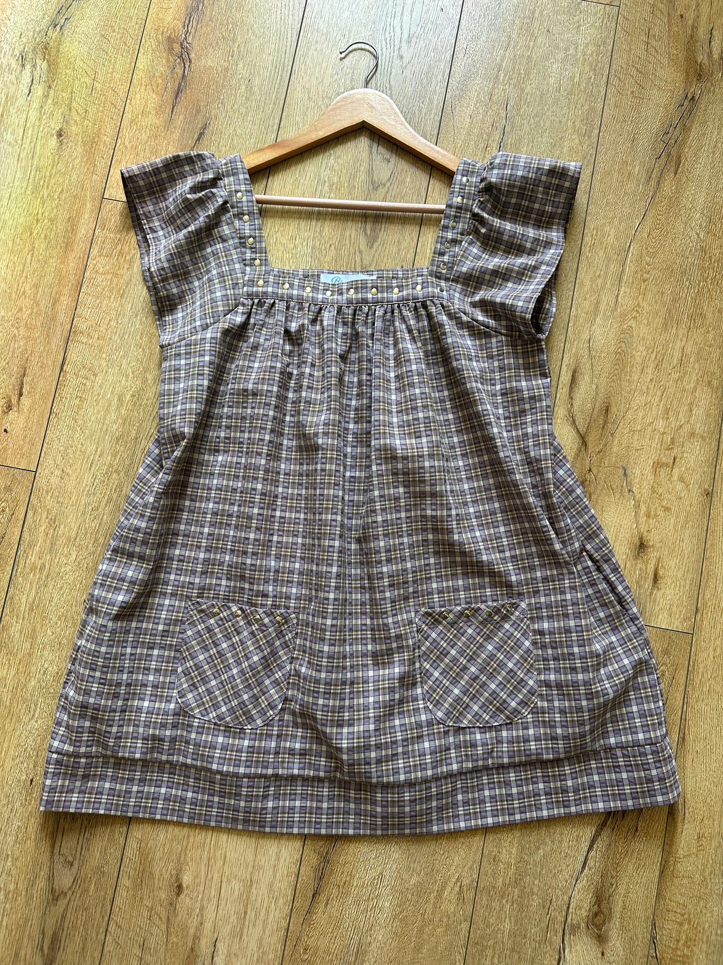 Winona Plaid Mini Dress