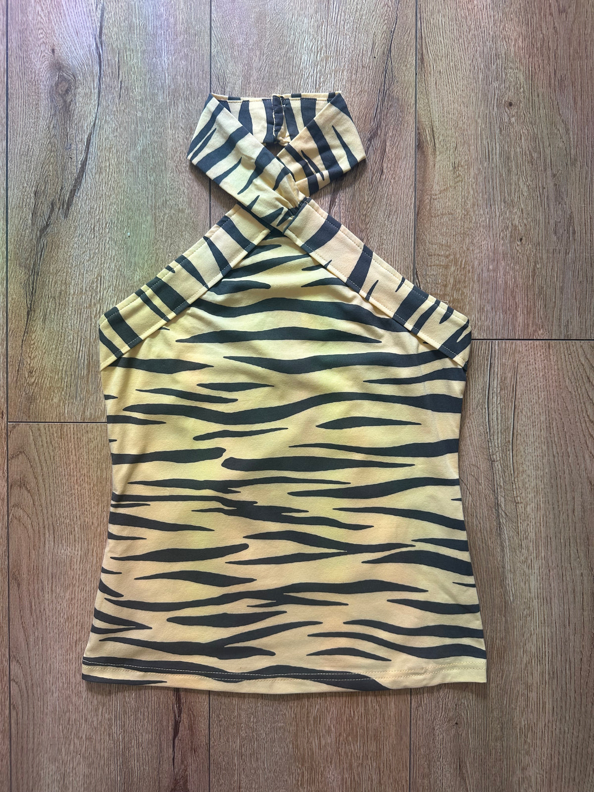 Tessa Tiger Print Halter Top