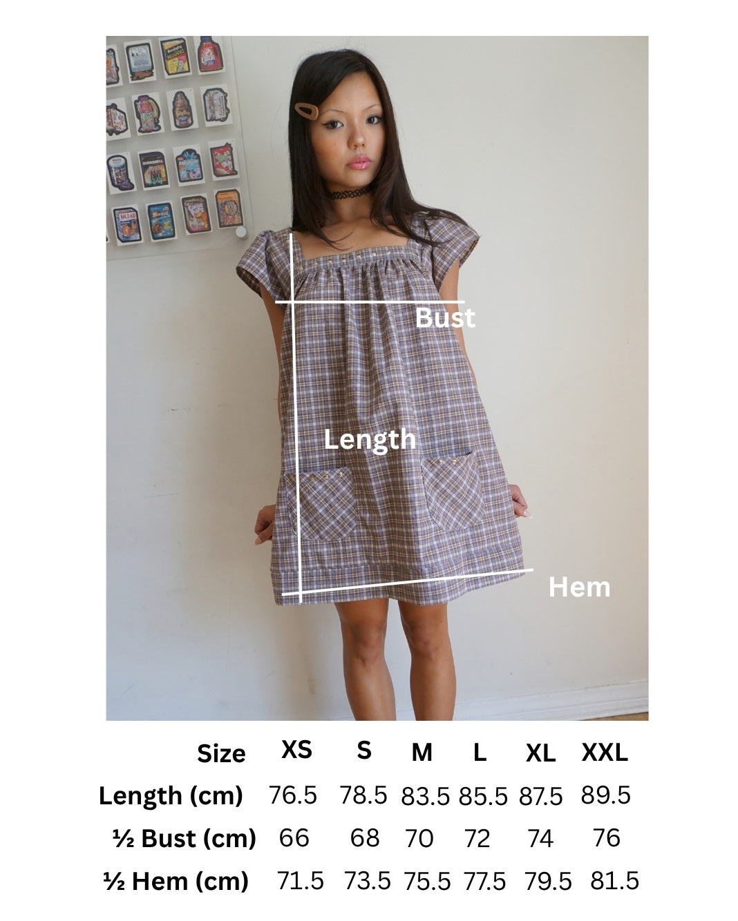 Winona Plaid Mini Dress