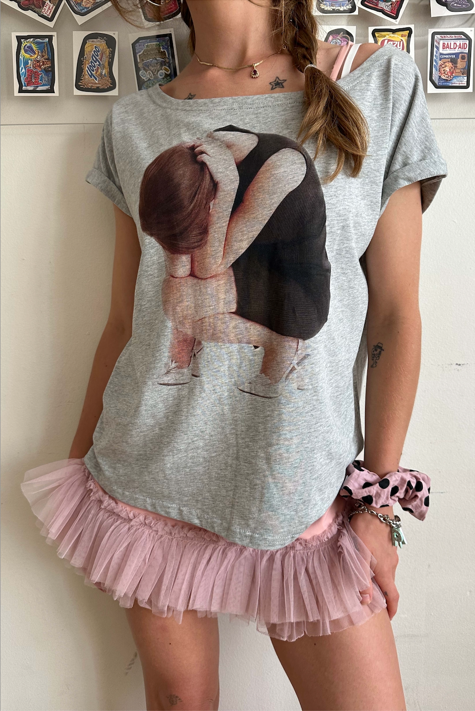 Mood Af Off Shoulder Tee