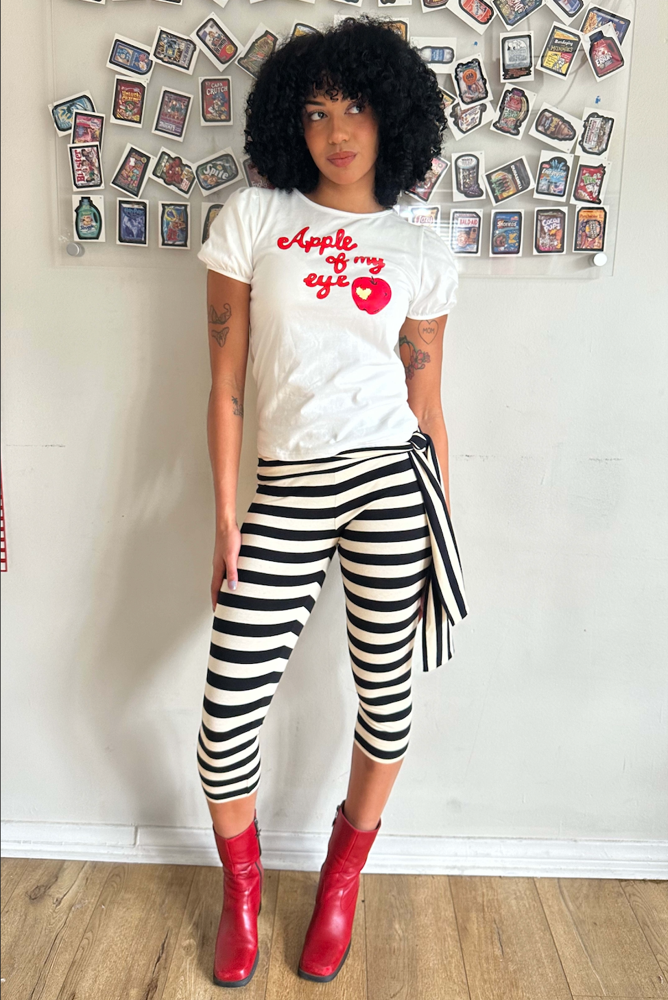 Suzy Stripe Capri