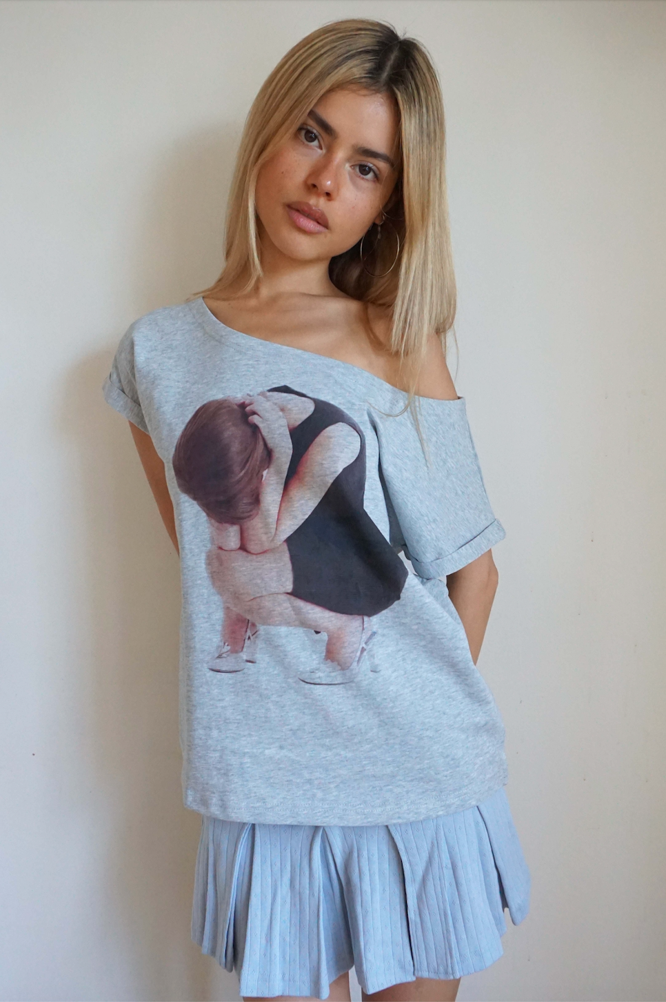 Mood Af Off Shoulder Tee