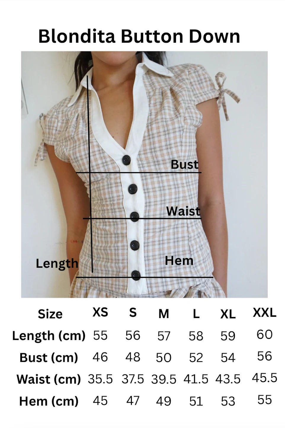 Blondita Plaid Set 3 Piece Bundle