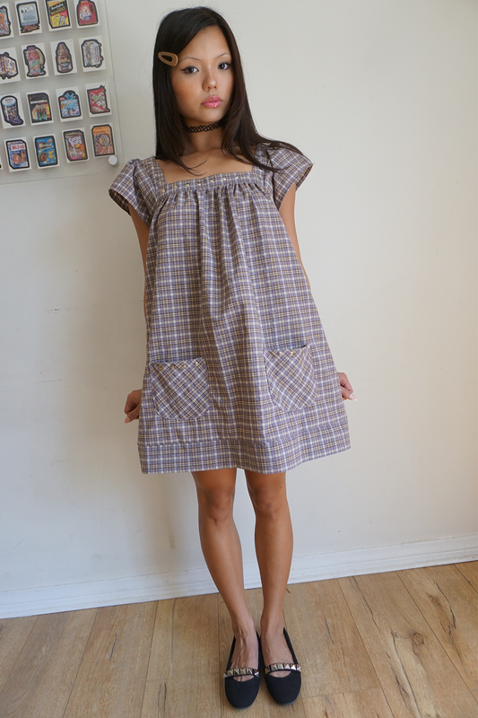 Winona Plaid Mini Dress