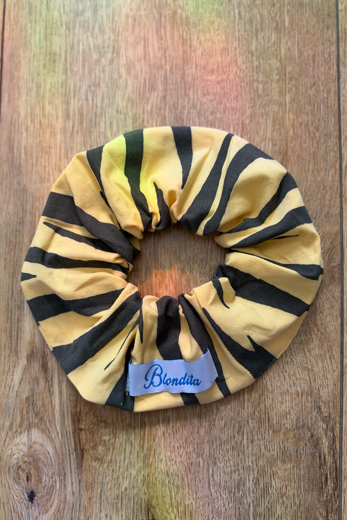 Tessa Tiger Stripe Scrunchie