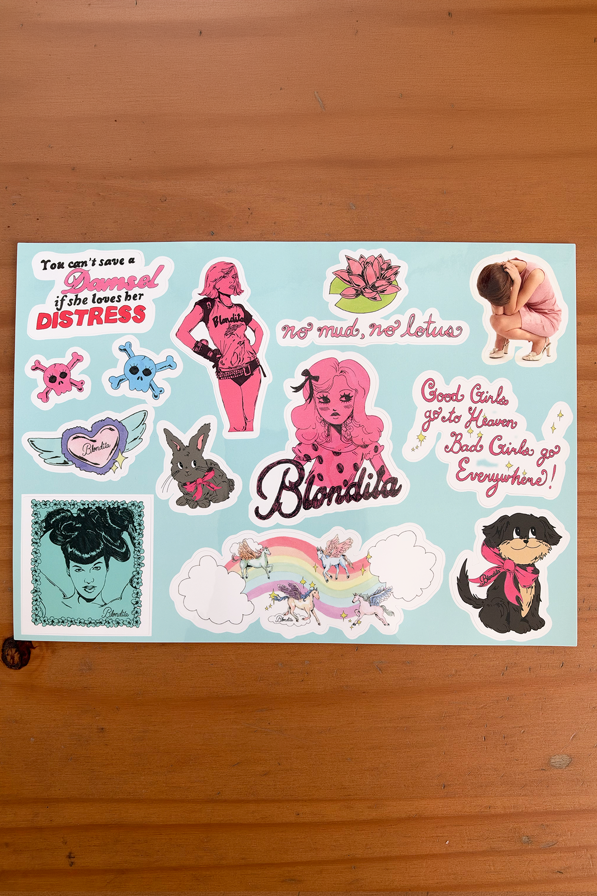 Blondita Sticker Sheet Vol. 2