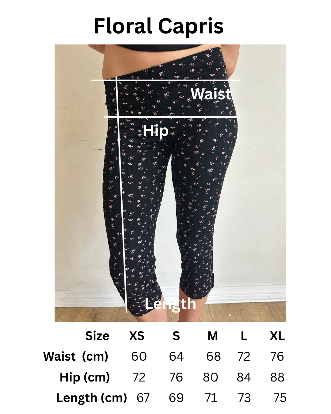 Petal Floral Capris